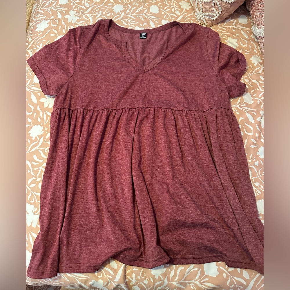 Shein Plus Size Baby Doll Top